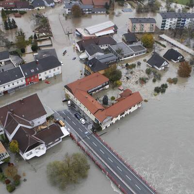 Lavamünd steht unter Wasser