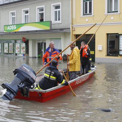 Lavamünd steht unter Wasser