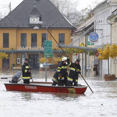 Lavamünd steht unter Wasser