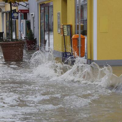 Lavamünd steht unter Wasser