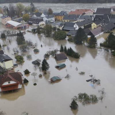 Lavamünd steht unter Wasser