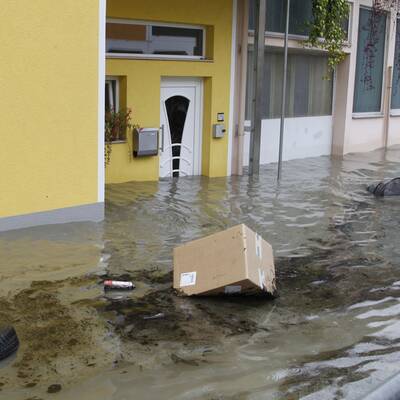 Lavamünd steht unter Wasser