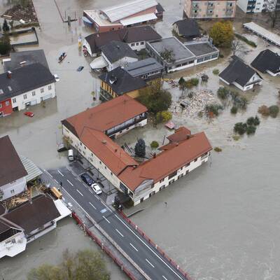 Lavamünd steht unter Wasser