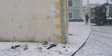 LKW kracht gegen Lavamünder Kirche