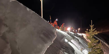 Suchaktion nach Lawinenabgang