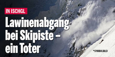 Lawinenabgang bei Skipiste– ein Toter