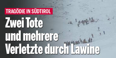 Zwei Tote und mehrere Verletzte durch Lawine