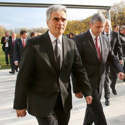 Vor der Tagung herrschte ausgelassene Stimmung