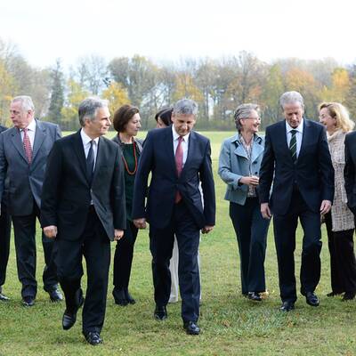 Vor der Tagung herrschte ausgelassene Stimmung