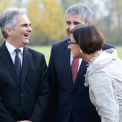 Vor der Tagung herrschte ausgelassene Stimmung