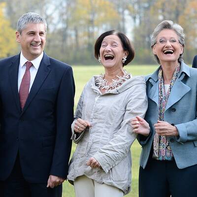 Vor der Tagung herrschte ausgelassene Stimmung