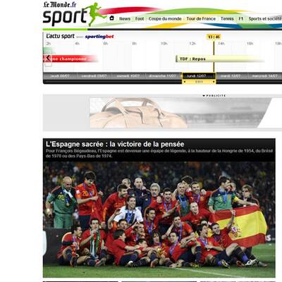 WM-Finale beschäftigt Medien weltweit