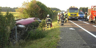Kleinbus-Crash auf der A9: 7 Verletzte 