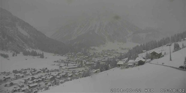 Orkan wütet in Österreich