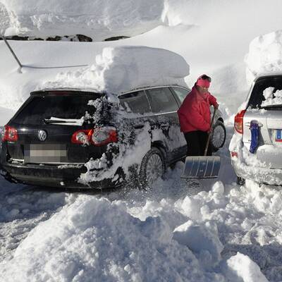 Vorarlberg versinkt im Schnee