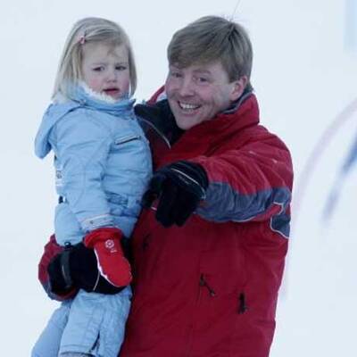 Königliche Skifahrer