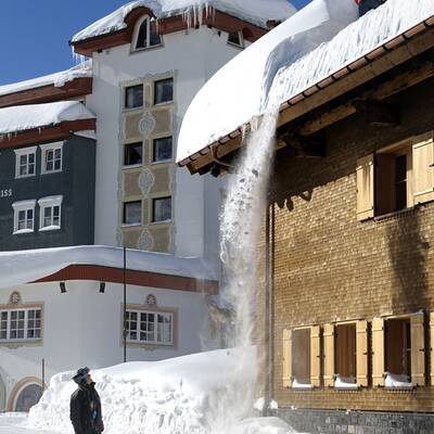 Vorarlberg versinkt im Schnee