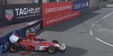 Formel-1-Star Leclerc crasht Lauda-Ferrari