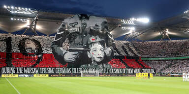 Polnische Fan-Choreo schockt die Fu&szlig;ball-Welt