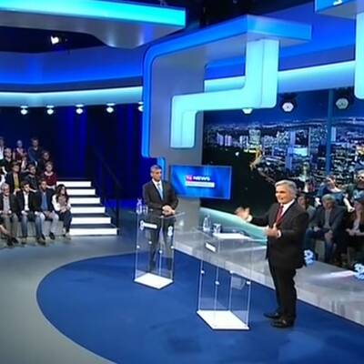  Das erste TV-Duell in Bildern