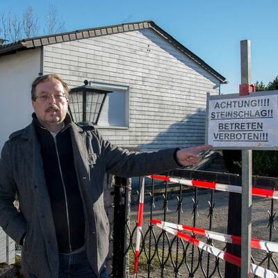 Dieses Haus könnte abstürzen