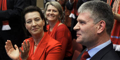 Faymann, Gusi & Vranitzky für Leitner 