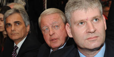 Faymann, Gusi & Vranitzky für Leitner 