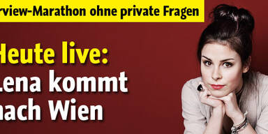 Lena heute zum ersten Mal in Wien