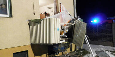 Mann bei Gas-Explosion schwer verletzt 