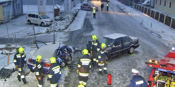 Massen-Unfall in A2-Tunnel