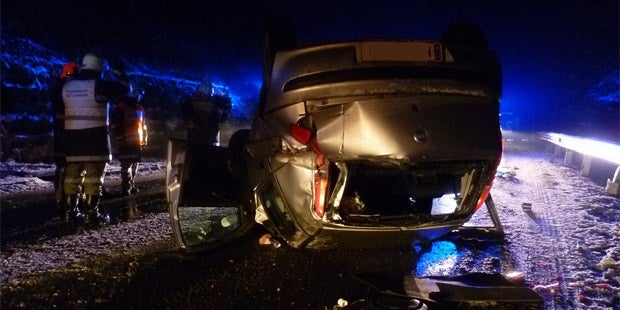 LIVE-Ticker: Unfall-Chaos durch Glätte und Schnee