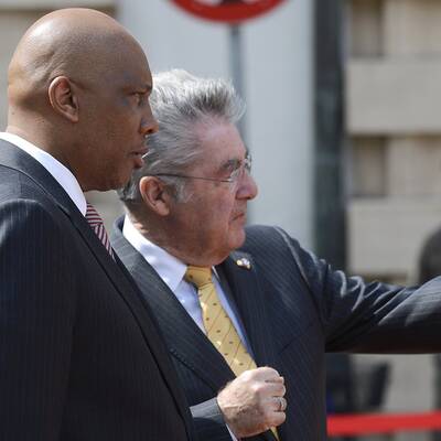 Der König von Lesotho zu Besuch in Wien