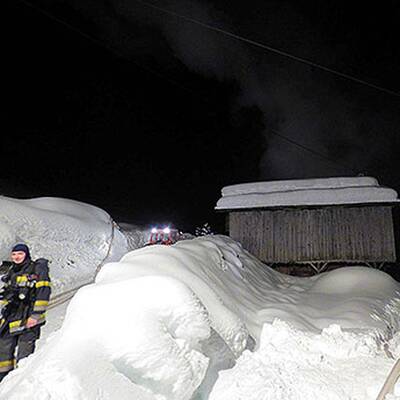 Schwierige Löscharbeiten