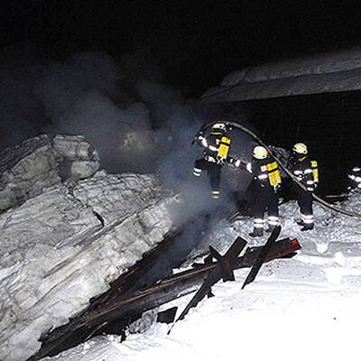 Schwierige Löscharbeiten