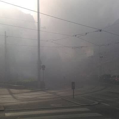 Dachstuhl in der Alsterstraße komplett abgebrannt.