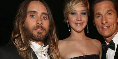 Jared Leto, Jennifer Lawrence