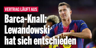 Barca-Knall: Robert Lewandowski (37) hat sich entschieden