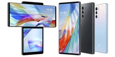 LG Smartphone mit drehbarem Display