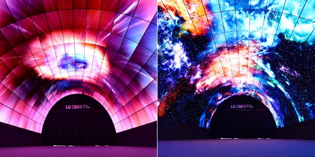 LG beeindruckt mit weltgrößtem OLED-Tunnel
