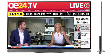 Riesiger LG 4K-OLED-TV im oe24.at-Test