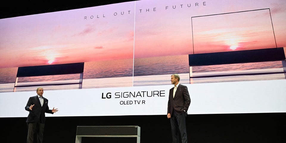 So funktioniert LGs aufrollbarer 4K-TV