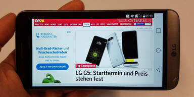 LG G5 im großen oe24.at-Test