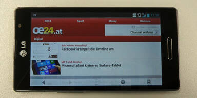 LG Optimus L9 im oe24.at-Test