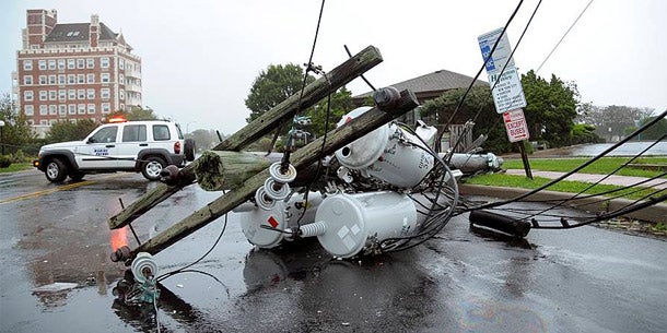 Strommast bei Long Island