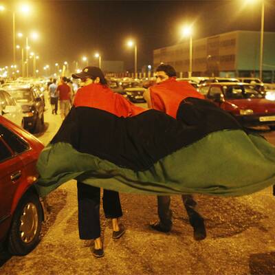 Rebellen bejubeln das Ende Gaddafis