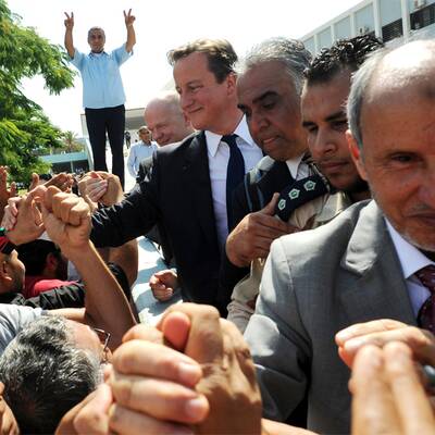 Cameron und Sarkozy in Libyen