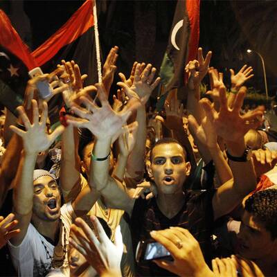 Rebellen bejubeln das Ende Gaddafis