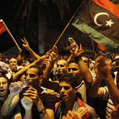 Rebellen bejubeln das Ende Gaddafis