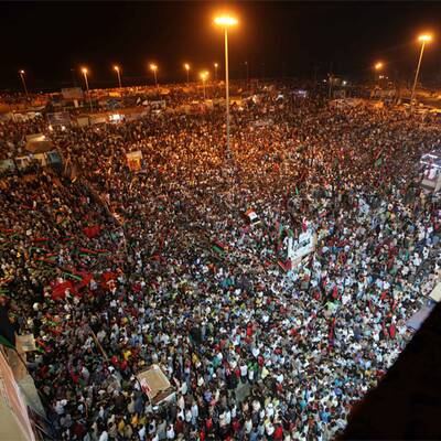 Rebellen bejubeln das Ende Gaddafis