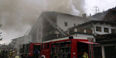 Elternhaus von Mario Matt in Flammen